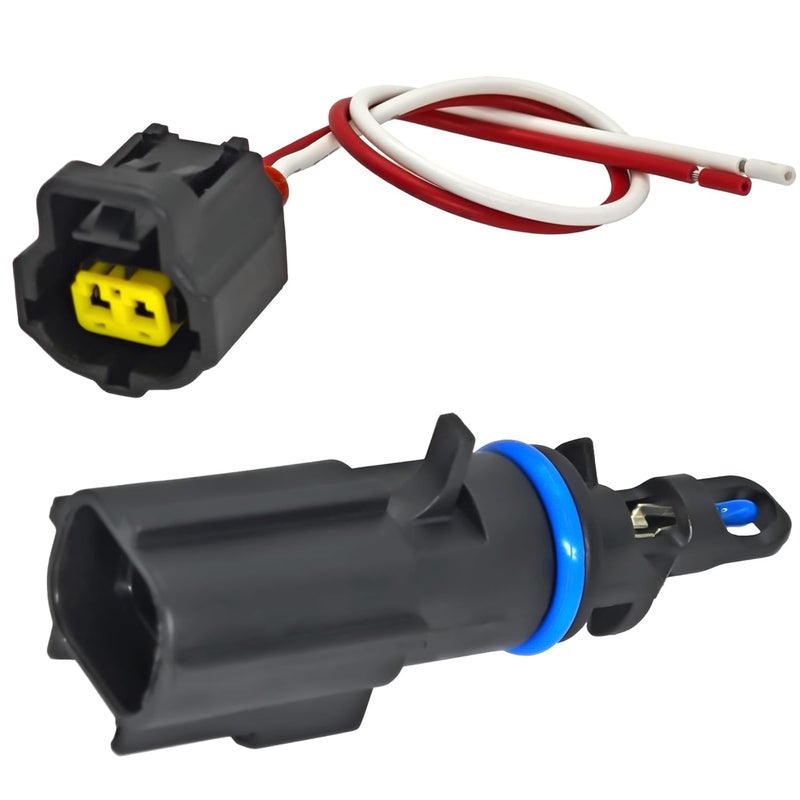 Formiden 56028364AA Air Charge Temperature Sensor with Connector Pigtail Harness - Compatible with Chrysler Aspen, Sebring, Doge Dakota, Durango, Ram 1500, Jeep Grand - Image 1
